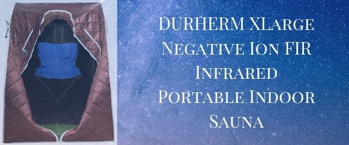 DURHERM XLarge Negative Ion FIR Infrared Portable Indoor Sauna